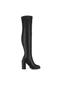 Nine West Kozaki WFA2944-1 Czarny. Kolor: czarny. Materiał: materiał #1