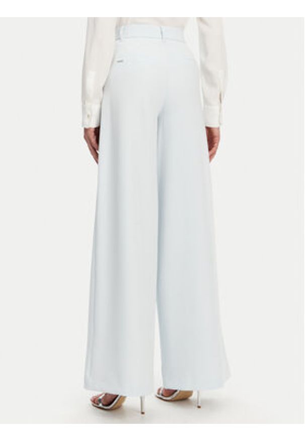 Guess Spodnie palazzo W5GB02 WH9Y2 Błękitny Wide Leg. Kolor: niebieski. Materiał: syntetyk