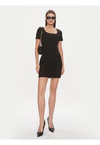 Guess Sukienka codzienna W4RK15 KBJP2 Czarny Regular Fit. Okazja: na co dzień. Kolor: czarny. Materiał: wiskoza. Typ sukienki: proste. Styl: casual #4