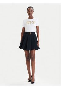 Versace Jeans Couture T-Shirt 80HAHT00 CJ03T Biały Slim Fit. Kolor: biały. Materiał: bawełna #5