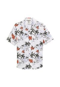 Tom Tailor Denim Koszula 1045191 Biały Relaxed Fit. Kolor: biały. Materiał: wiskoza, len #5