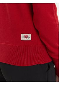 Aeronautica Militare Sweter 241MA1488DL506 Czerwony Regular Fit. Kolor: czerwony. Materiał: bawełna #5