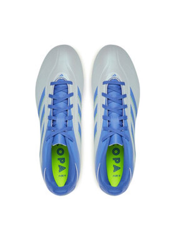 Adidas - adidas Buty do piłki nożnej Copa Pure 3 Club Firm/Multi-Ground IE1174 Niebieski. Kolor: niebieski. Materiał: skóra