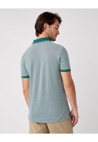 Wrangler - MĘSKIE POLO WRANGLER SS REFINED POLO MALLARD GREEN W7AFKHG28 112131333. Typ kołnierza: polo #5