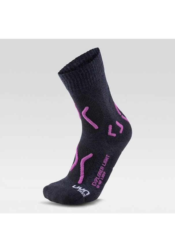 UYN - Skarpety trekkingowe damskie Uyn Trekking Explorer Light Socks. Kolor: czarny. Sport: turystyka piesza