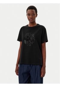 Liu Jo T-Shirt WA5230 JS904 Czarny Regular Fit. Kolor: czarny. Materiał: bawełna #1