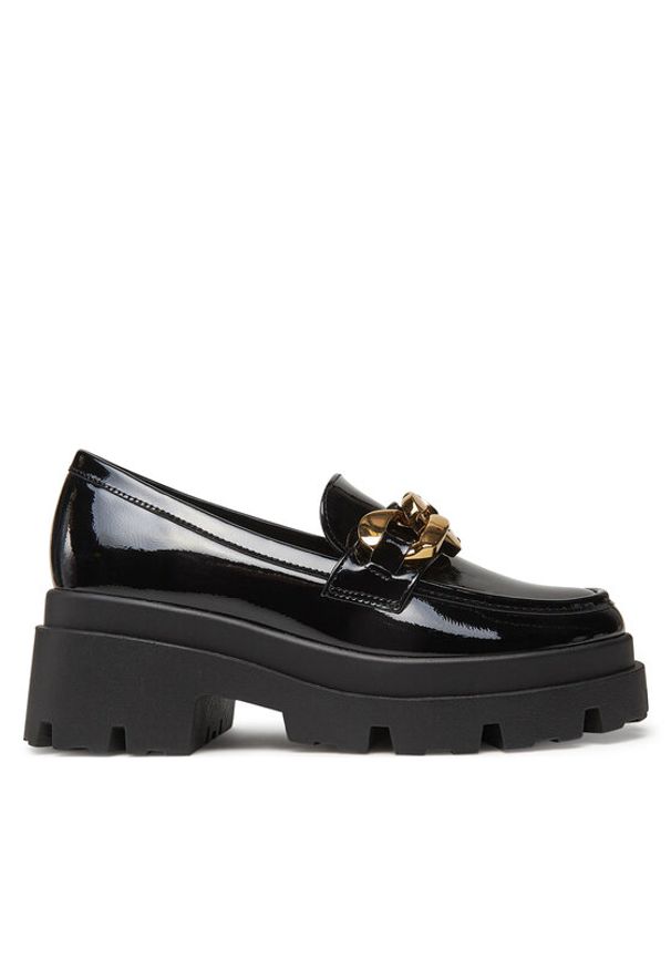 DeeZee Loafersy 8-409-1 Czarny. Kolor: czarny. Materiał: skóra