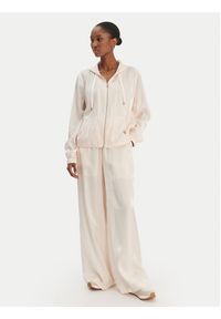 Liu Jo Sport Spodnie materiałowe TA6005 T322A Beżowy Relaxed Fit. Kolor: beżowy. Materiał: wiskoza. Styl: sportowy #3