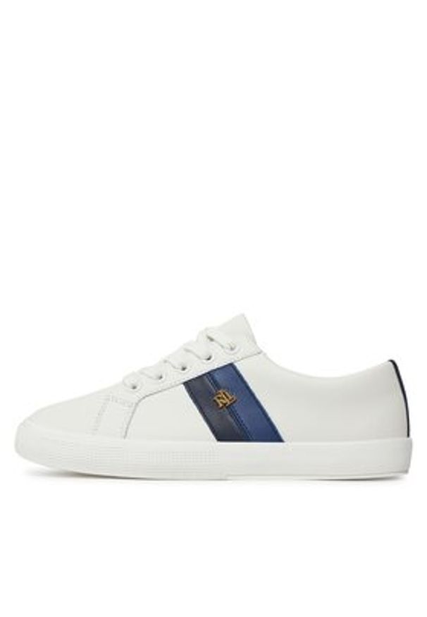 Lauren Ralph Lauren Sneakersy Janson II 802925365002 Biały. Kolor: biały. Materiał: skóra, syntetyk