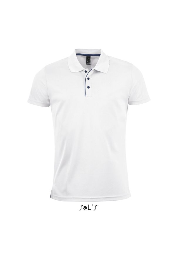 SOL'S - Polo Sol's Performer. Typ kołnierza: polo. Kolor: biały