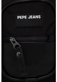 Pepe Jeans Saszetka kolor czarny. Kolor: czarny