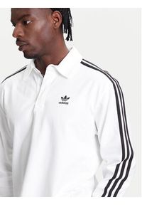 Adidas - adidas Polo adicolor Rugby IZ2459 Biały Regular Fit. Typ kołnierza: polo. Kolor: biały. Materiał: bawełna #3