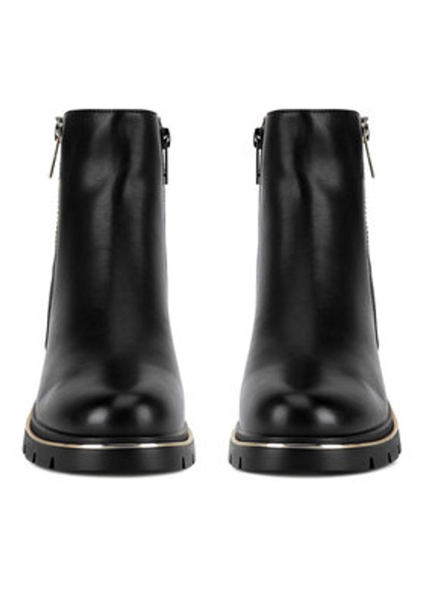 Jenny Fairy Botki HY58957-2 Czarny. Kolor: czarny. Materiał: materiał