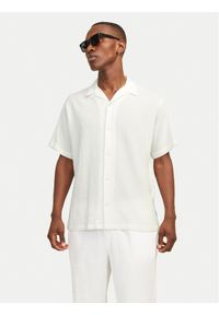 Jack & Jones - Jack&Jones Koszula Luke 12255781 Biały Relaxed Fit. Kolor: biały. Materiał: bawełna