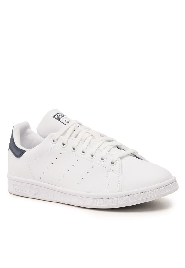 Adidas - Buty adidas Stan Smith FX5501 Ftwwht/Ftwwht/Conavy. Kolor: biały. Materiał: skóra