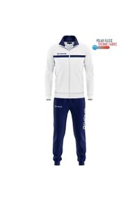 Givova One Polarfleece Dres Full-Zip Chłopiec 3XS. Okazja: na uczelnię. Kolor: wielokolorowy, niebieski, biały. Materiał: dresówka. Styl: sportowy #1