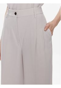 Calvin Klein Spodnie materiałowe K20K206774 Szary Wide Leg. Kolor: szary. Materiał: syntetyk