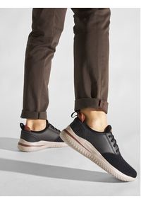 skechers - Skechers Sneakersy Mooney 210239/BLK Czarny. Kolor: czarny. Materiał: materiał