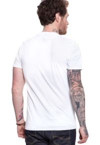 Wrangler - WRANGLER T SHIRT SS REPEAT TEE WHITE W7D7D3989. Kolor: biały #4