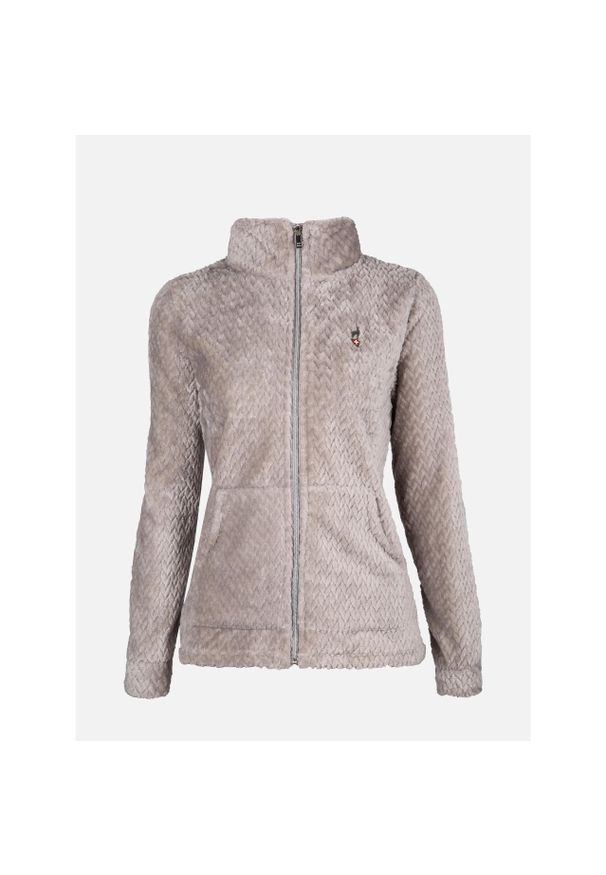 Damski polar Aulp Becco. Kolor: beżowy. Materiał: polar. Sport: turystyka piesza