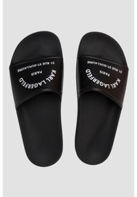 Karl Lagerfeld - KARL LAGERFELD Czarne klapki męskie KONDO Maison, Rozmiar 46. Kolor: czarny #4