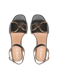Geox Sandały D New Eraklia 50 D35RNB000TUC9999 Czarny. Kolor: czarny. Materiał: skóra #3