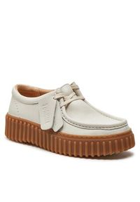 Clarks Półbuty Torhill Bee 26172085 Écru. Materiał: skóra #5