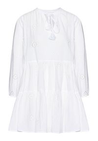 Seafolly Sukienka letnia Embroidery 54155 Biały Regular Fit. Kolor: biały. Materiał: bawełna. Sezon: lato #4