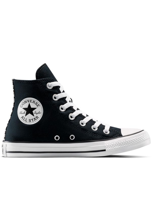 Buty sportowe Converse Chuck Taylor All Star Leopard. Kolor: czarny. Materiał: materiał. Model: Converse All Star