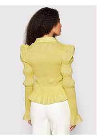 NA-KD Koszula 1018-008412-3116-581 Żółty Regular Fit. Kolor: żółty. Materiał: bawełna #4