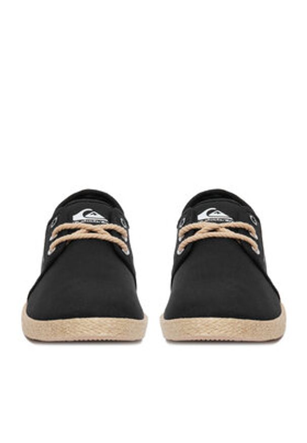 Quiksilver Espadryle CWBEO-WAVESTRIDE-02 Czarny. Kolor: czarny. Materiał: materiał