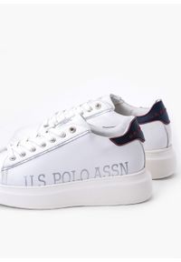 U.S. Polo Assn - Sneakersy damskie U.S. POLO CARDI010LTH-WHI-DBL0. Okazja: do pracy, na spacer, na co dzień. Kolor: biały. Sport: turystyka piesza