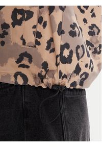 Adidas - adidas Kamizelka Animal Print 3-Stripes JV6957 Beżowy Loose Fit. Kolor: beżowy. Materiał: syntetyk. Wzór: nadruk #2