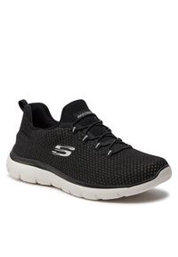 skechers - Skechers Sneakersy Bright Bezel 149204/BKSL Czarny. Kolor: czarny. Materiał: materiał #3