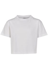 BUILD YOUR BRAND - Koszulka Z Dżerseju Dla Dziewcząt. Kolor: biały. Materiał: jersey