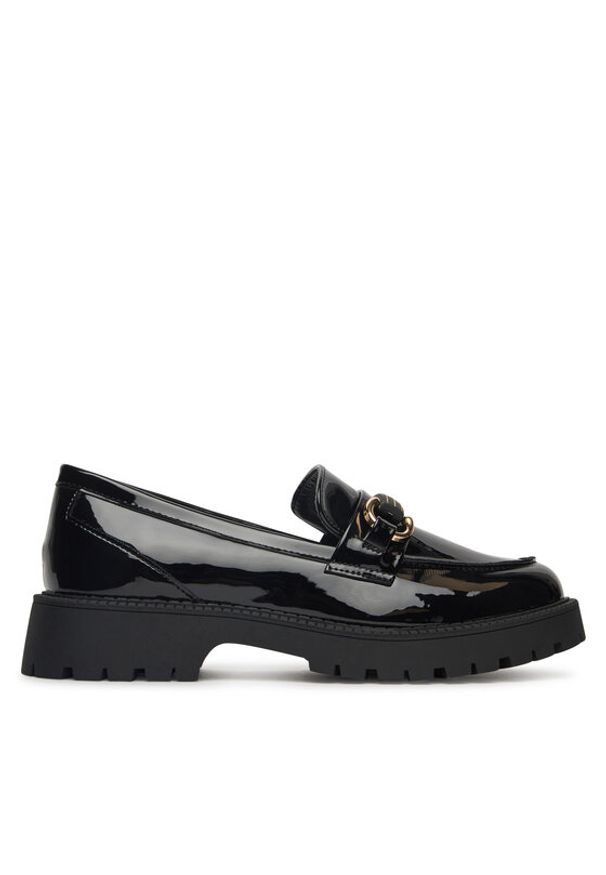 DeeZee Loafersy 23038T235 Czarny. Kolor: czarny. Materiał: materiał, syntetyk