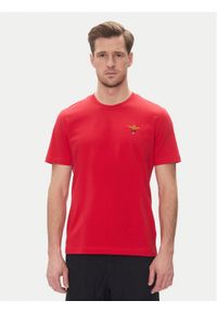 Aeronautica Militare T-Shirt 251TS1580J372 Czerwony Regular Fit. Kolor: czerwony. Materiał: bawełna