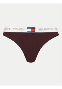 TOMMY HILFIGER - Tommy Hilfiger Figi klasyczne UW0UW05653 Bordowy. Kolor: czerwony. Materiał: bawełna #6