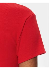 Hugo T-Shirt Deluisa_1 50508636 Czerwony Slim Fit. Kolor: czerwony. Materiał: bawełna #4