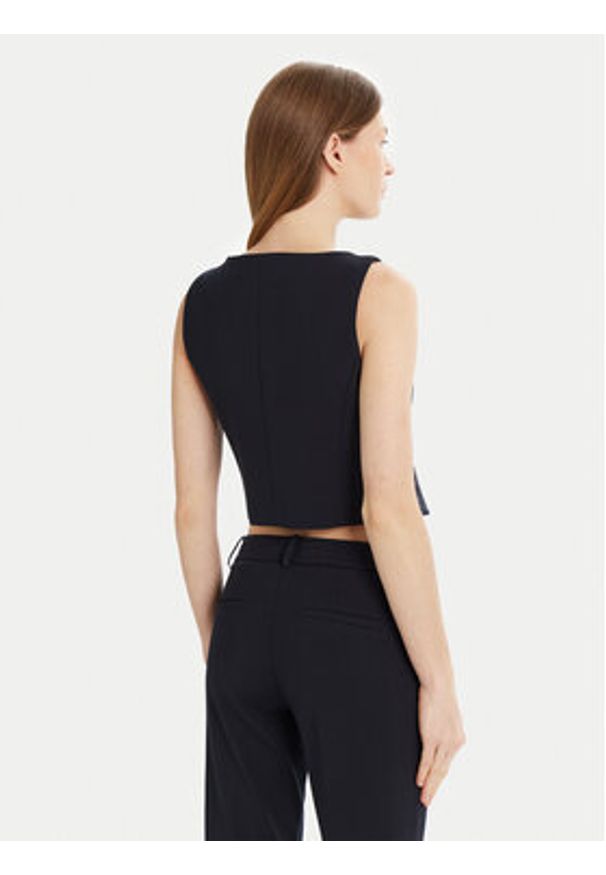 Marella Kamizelka Camper 2513911034 Granatowy Slim Fit. Kolor: niebieski. Materiał: syntetyk