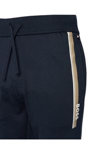 BOSS Spodnie dresowe Authentic 50554784 Granatowy Regular Fit. Kolor: niebieski. Materiał: bawełna #8