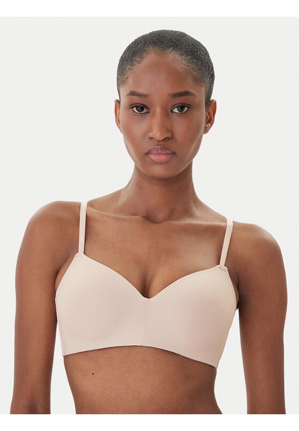 YSABEL MORA - Ysabel Mora Biustonosz push-up 10011 Beżowy. Kolor: beżowy. Materiał: syntetyk. Rodzaj stanika: push-up