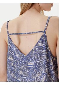 only - ONLY Top Nova 15222159 Niebieski Regular Fit. Kolor: niebieski. Materiał: wiskoza
