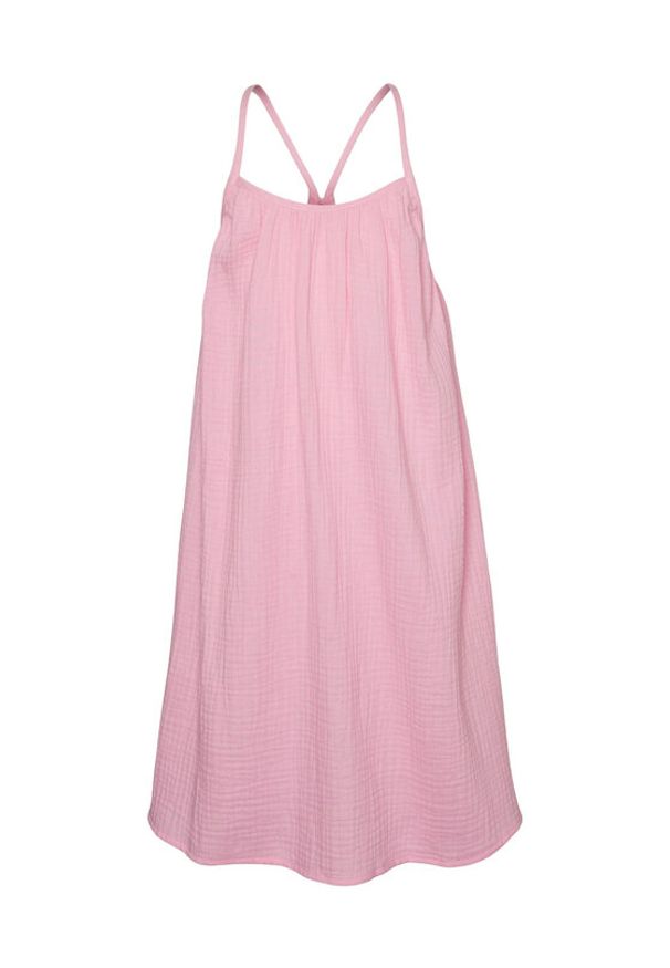 Vero Moda Girl Sukienka 10284618 Różowy Regular Fit. Kolor: różowy