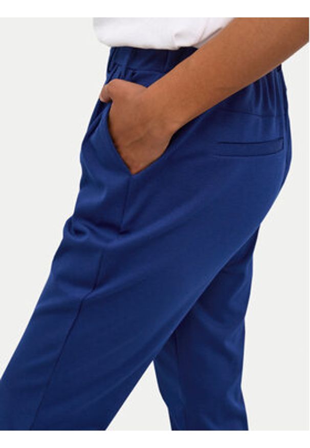 Kaffe Spodnie materiałowe Jenny 10508651 Niebieski Regular Fit. Kolor: niebieski. Materiał: syntetyk