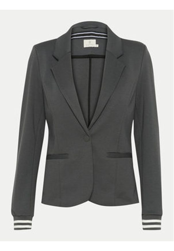 Kaffe Marynarka Kinnie 10550800 Szary Regular Fit. Kolor: szary. Materiał: syntetyk