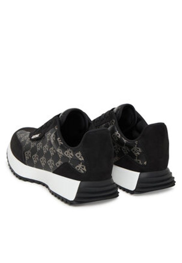 DKNY Sneakersy Naples K3522140 Czarny. Kolor: czarny. Materiał: materiał