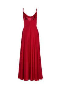 Swing Sukienka wieczorowa 5AI13600 Czerwony Slim Fit. Kolor: czerwony. Materiał: syntetyk. Styl: wizytowy #3