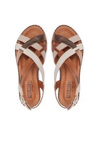 Pikolinos Sandały W0X-0556C3 Beżowy. Kolor: beżowy. Materiał: skóra #5