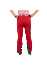 Spodnie trekkingowe Extendo damskie Milo Vino Lady. Kolor: czerwony, szary, wielokolorowy. Materiał: tkanina. Sport: turystyka piesza